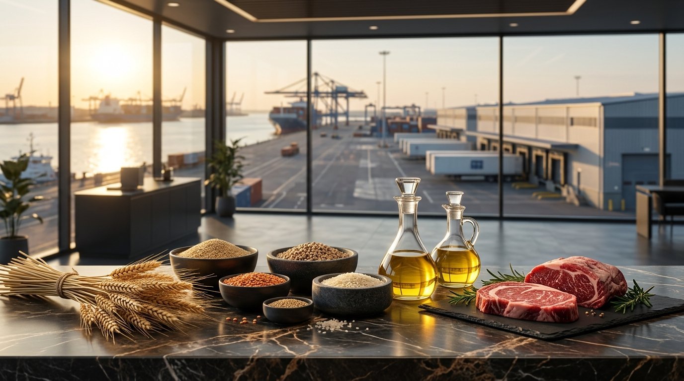 استيراد المواد الغذائية والمواشي واللحوم - شركة الرضوان المتميزة